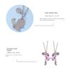 Electroplate Best Friend Magnetic Necklace Zinc Zinc Alloy Magnet Necklace Cartoon Pendant Necklace  Couple