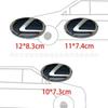 100-160mm Frontgrill Heckklappen-Emblem Aufkleber Ersatz für Lexus GS GX IS LS LX NX RX ES 220D IS300 Ct200h IS250