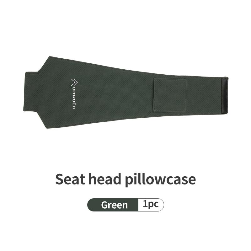 

Suede Car Headrest Cover Auto Logo Head Pillowcase Accessories For Citroen C5 C1 C2 C6 C4L DS3 DS4 DS5 C-Elysee Grand Berlingo