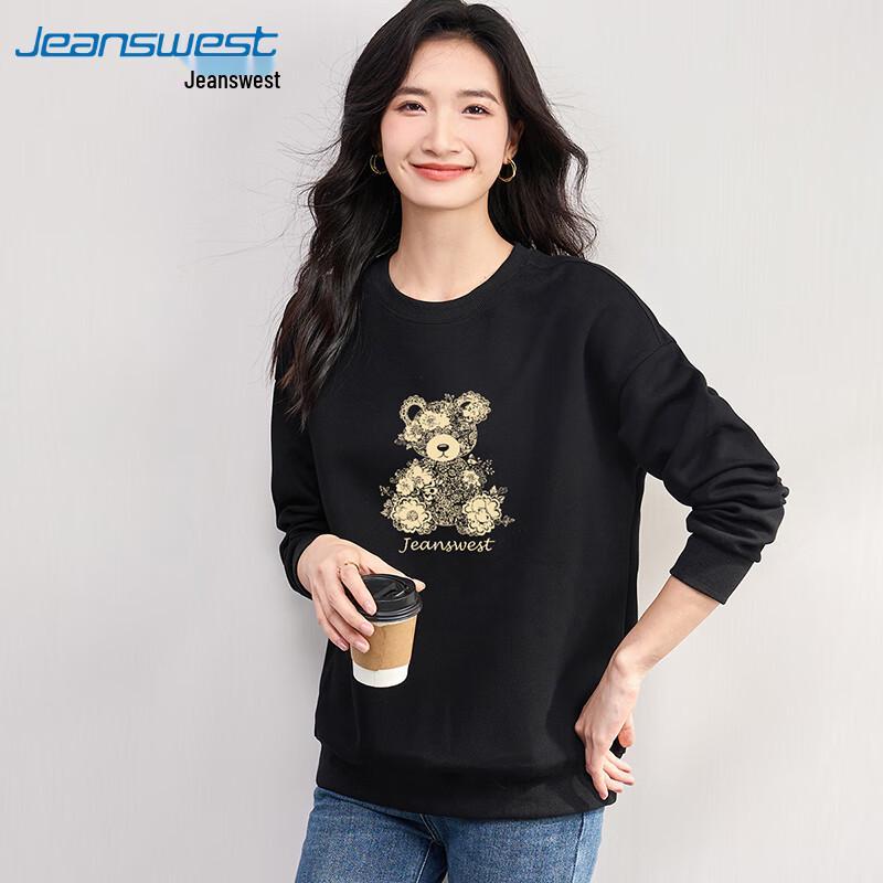 Jeanswest Women's Round Neck Graphic Sweatshirt