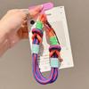 Adjustable Phone Wrist Strap Short Length Braided Hand Rope New Phone Lanyard Strap  Women