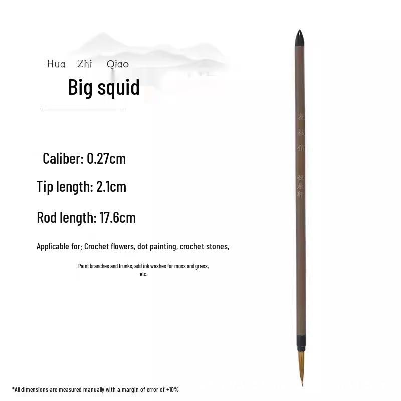 Chinese Painting Brush Set: Wolf Hair Line Drawing Brushes for Gongbi, Flower, and Bird Art