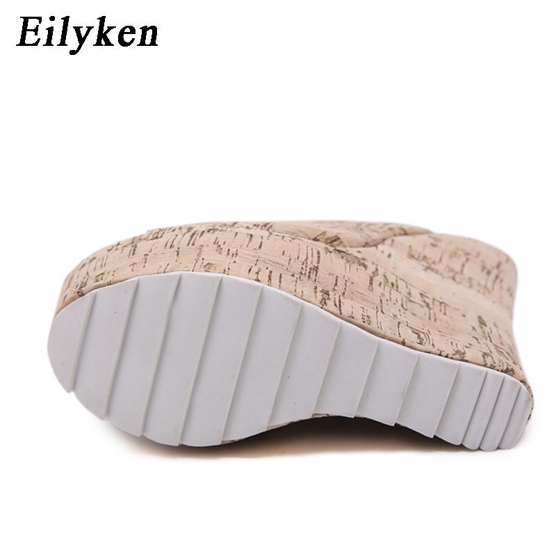 Fashion Eilyken Summer Comfortable Non-Slip Platform Wedges Women's Slippers Designer Open Toed Roman Sandals Party Shoes