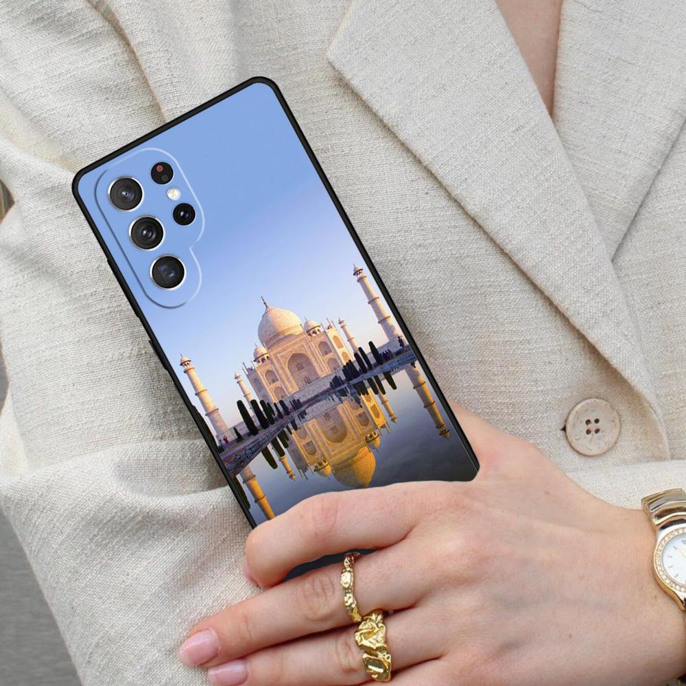 Taj Mahal India Mausoleum Cell Phone Case for Samsung Galaxy S26 Ultra S25 S24 S23 S22 S21 S20 Note10 Cover