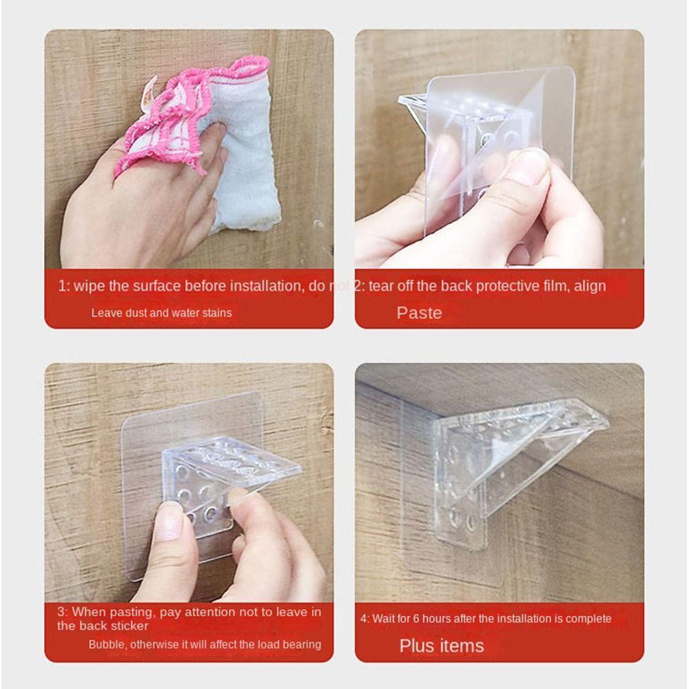 Wall Hanger Wardrobe Holder Shelf Support Clips Shelf Support Partition Holders Support Pegs