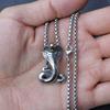 European and American Punk Style Street Trend Men's Trendy Snake Shaped Pendant Necklace Accessories