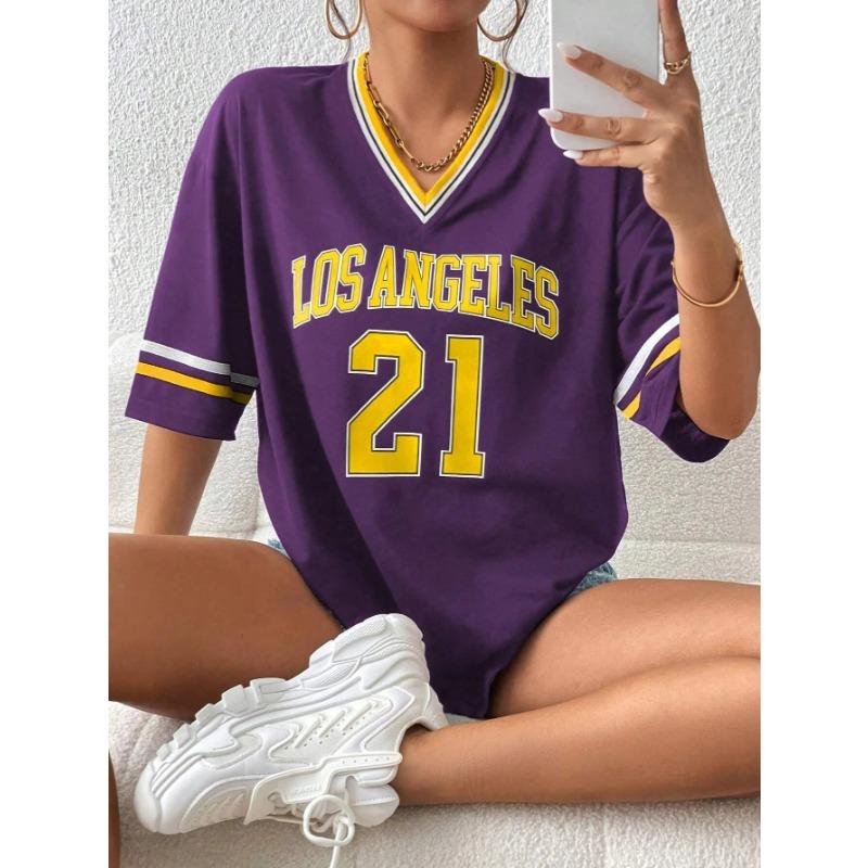 Women's Short Sleeve Casual Tee Simple Fashion Basic Tee Shirt Summer Sport T-shirt Tops Tee