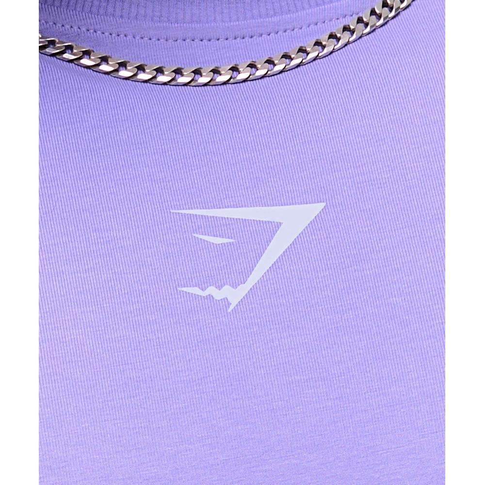 Gymshark Power T shirT Record Purple A2c9e Pb56
