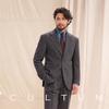 CULTUM Men's 50% Wool Herringbone Business Suit