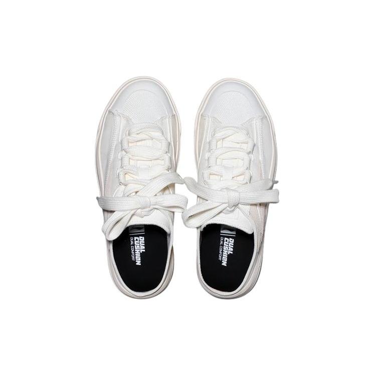 LiNing Abrasion Resistant Low Top Casual Shoes Women's White