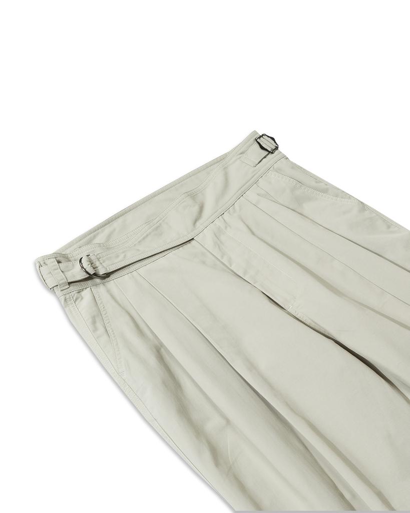 Dimiteulibeullaeg Side Fix Double Pleated Semi-Wide Pants_Beige