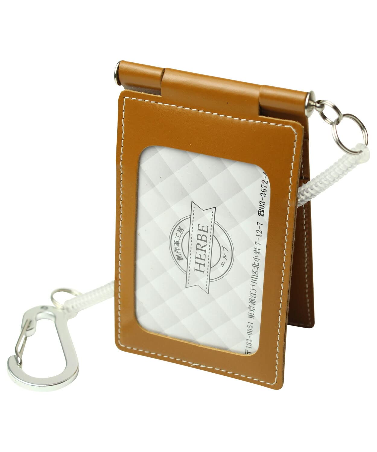 

Котушка для 4-стороннього використання зі шкіри корови, що обертається, зроблена в стилі Commuter Pass Camel [HERBE], корпус, зберігання, ремінець, тип, Японія, тримач,