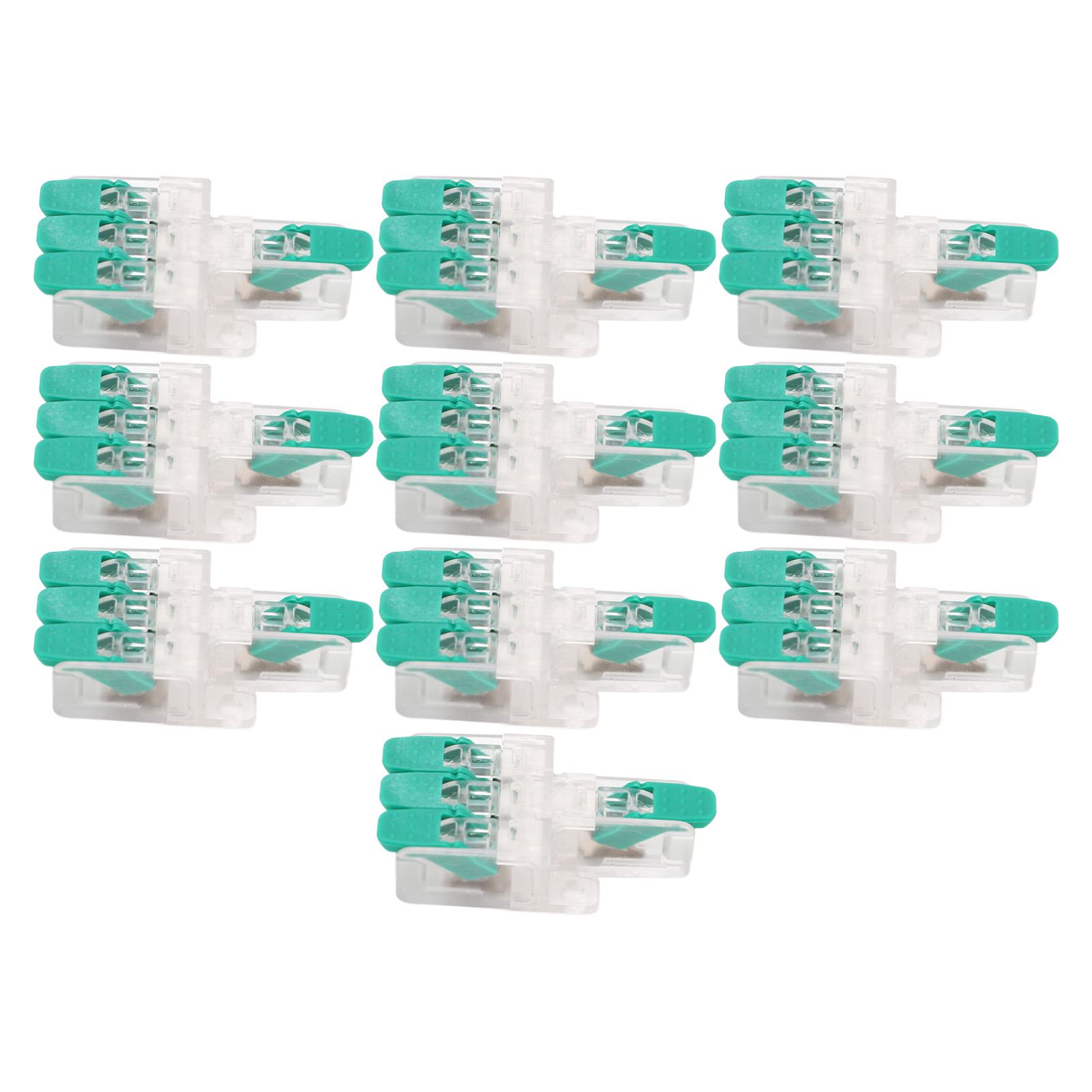 

10 Pcs Wire Connector Y613G 1 in 3 Out Flame Retardant Wire Conductor Connector for 10 To 20AWG 41A 450V