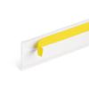 Seiletech.de FENSTERLEISTE MIT LIPPE - 10 - 70 X 1.5 - Selbstklebend - Weiß - Flachleiste Dichtungleiste Profileleiste Abschlussleiste