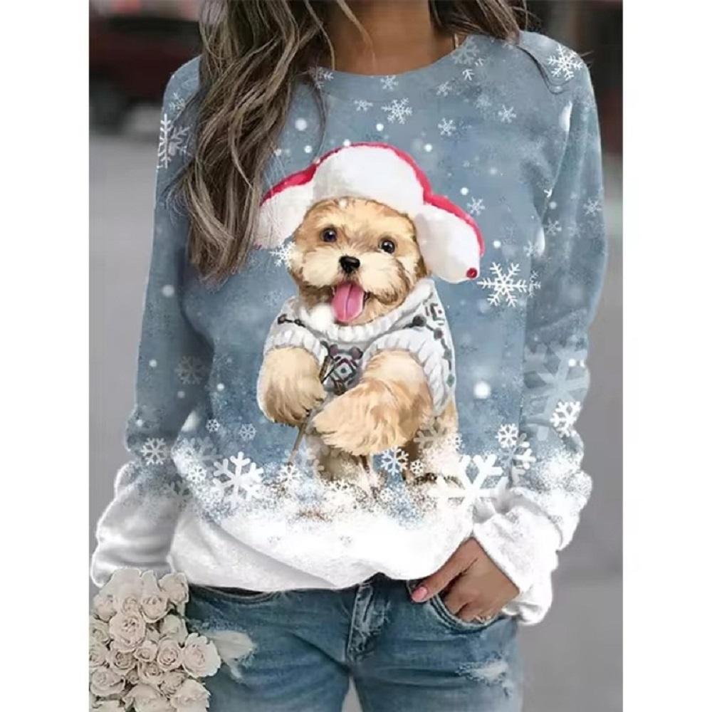 2024 Christmas Hoodie Snowman 3D Printed Sweatshirt for Men and Women Long Sleeve Hoodie Street Clothing Oversized Pullover Fash