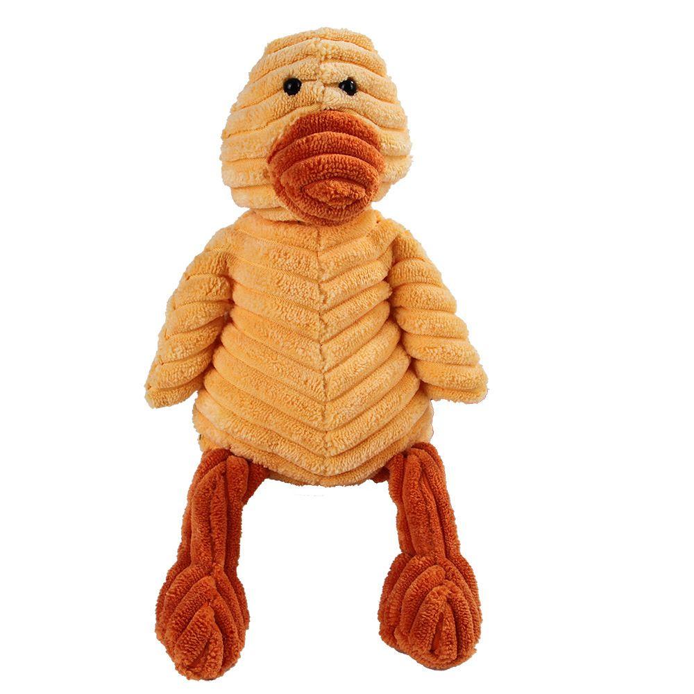 Corduroy Dog Toys For Small Large Dogs Animal Shape Plush Pet Squeaky Puppy