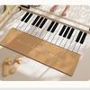 Light Luxury Piano Floor Mat Music Style Door Mat Foyer Entrance Quick Drying Anti Slip Foot Mat Bathroom Accessories Home Decor