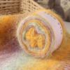1PC Thread Multi-element Real Silk Pure Cotton Gradient Color Multi-functional Hand Woven Knit Yarn Handmade Gift