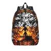Style Demon Slayer Rucksack Shounen Manga Mochilas Super Quality High School Zip Closure Rucksack Great for Daily Activities