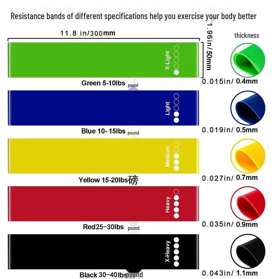 Yoga Elastic Resistance Band for Fitness and Booty Workouts