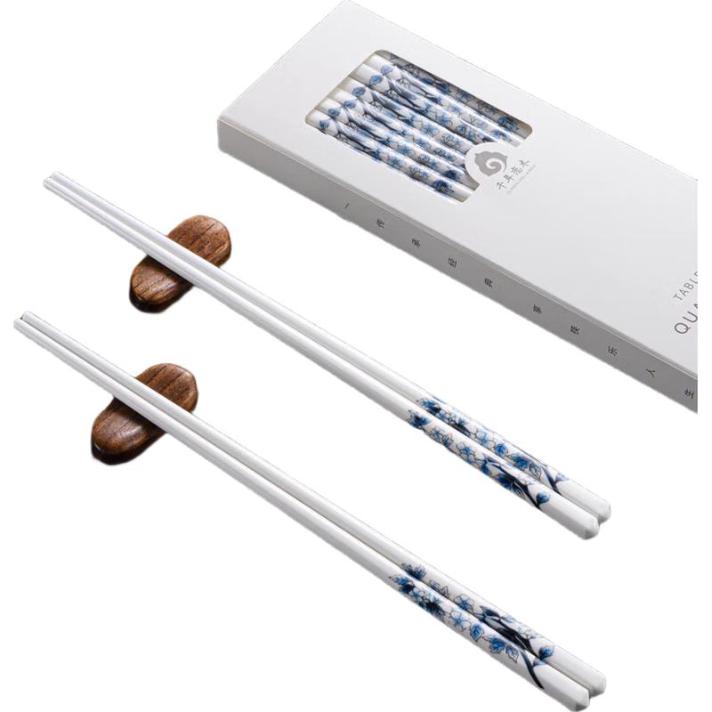 Antibacterial Ceramic Chopsticks Set