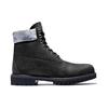 Timberland Premium 6 Inch Waterproof Boots 'Black Nubuck with Grey Camo Collar' Men's A2NCJ001