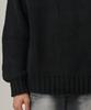 ANALOG MOOD Heavy Warm Round Pullover Knit (Black)
