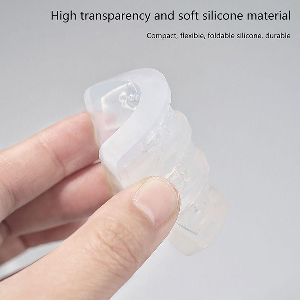 1Pcs Stamping Plate Nail Silicone Mold 3D Nail Art Decoration New Manicure Mold