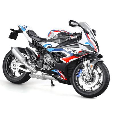 1/9 Ölçek BMW M1000RR S1000RR Yarış Alaşım Metal Döküm Motosiklet Modeli Klasik Duygusal Simülasyon Trend Süsler Çocuk için Hediye