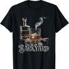Ill Be In The Backyard Funny Fathers Day Saying Dad TShirt 100 Cotton ONeck Short Sleeve Summer Casual Mens Tshirt