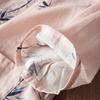 Conjunto de Pijama Kimono Estilo Japonés Pijama para Pareja Manga Siete Femenino Algodón Gasa Ropa de Casa Lindo Dulce 2 Piezas