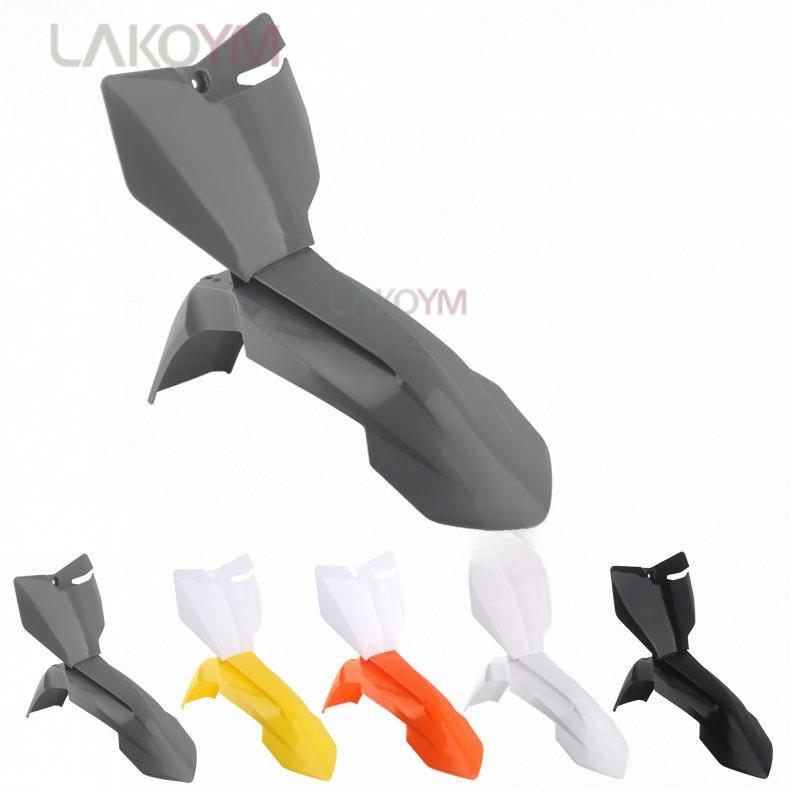 2025 New Fender Front fender with number plate for KTM 65/SSR125 Motorcycle Front Fender Motocross Cross Mudguard чёрный