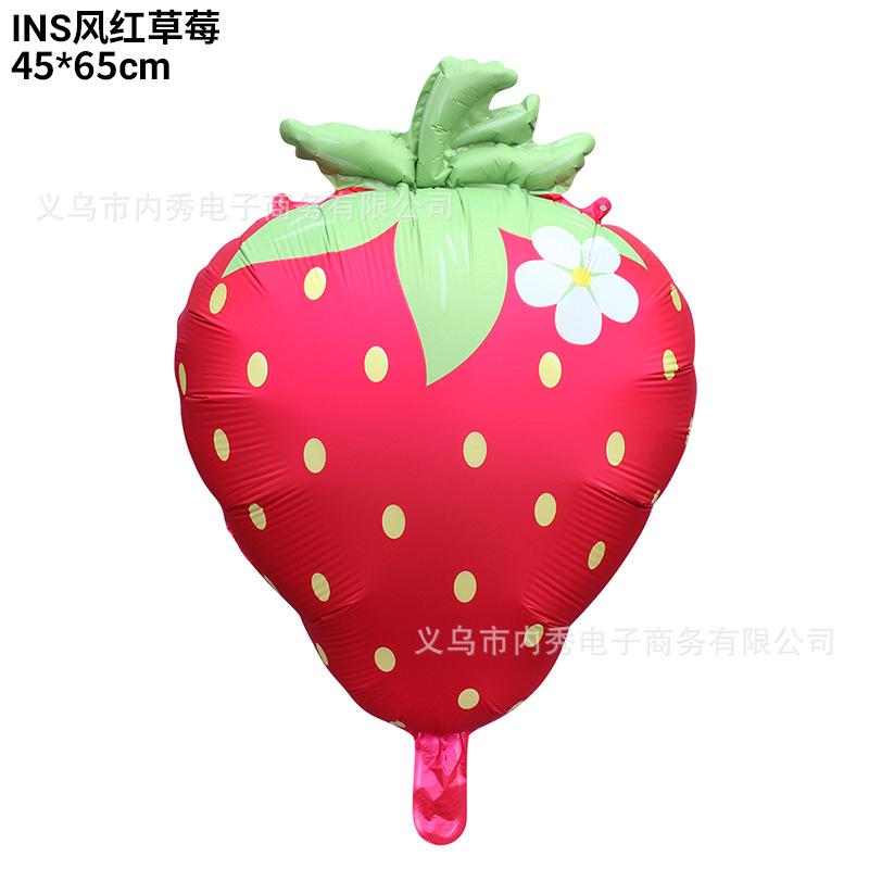 Mexican Summer Party Decorated Fruit Balloon Tropical Cactus Pineapple Watermelon Taco Strawberry Aluminum Balloon