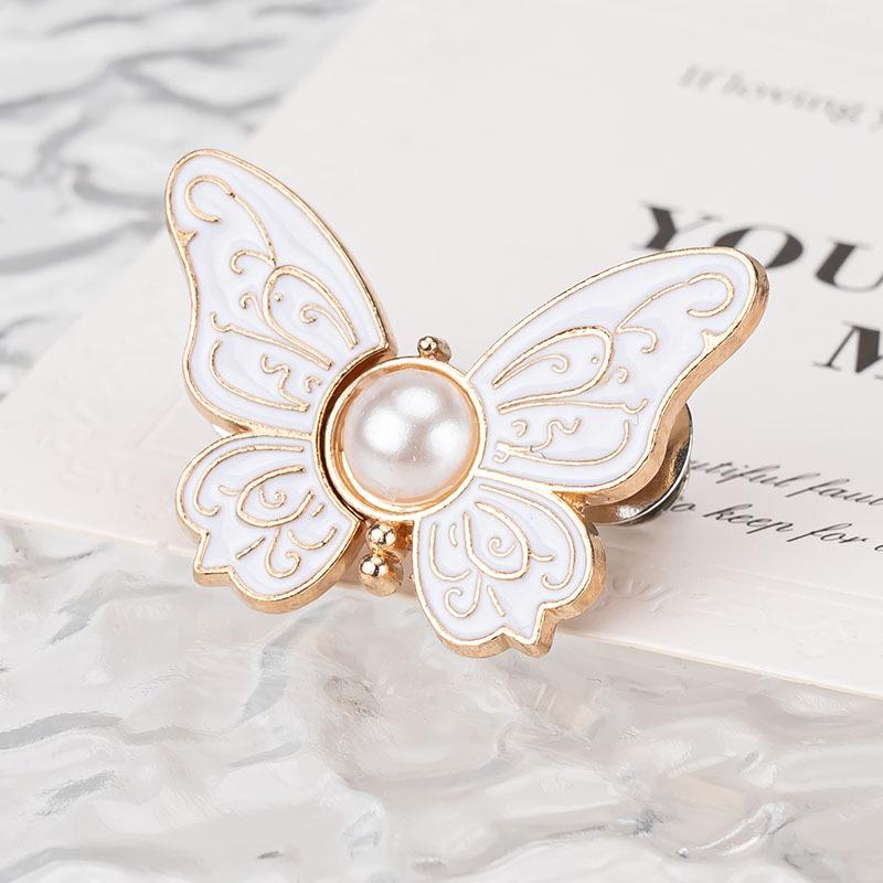 Floral Butterfly Adjustable Buckle - Stitch-Free Waist-Reducing Tool for Oversized Jeans