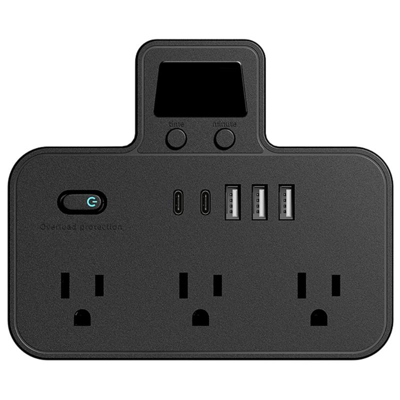 Multiple Outlet Extenders Two USB C Ports Advanced Charging System Power Guards Easy to Carry for International Journey