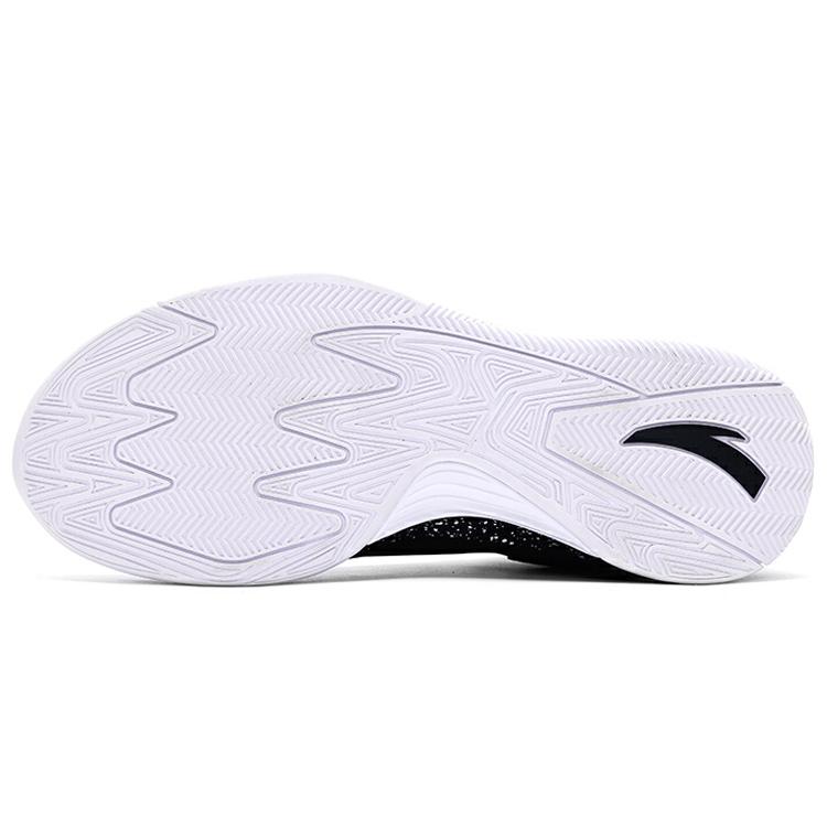 Anta KT2 Cushioning Slip Resistant Abrasion Resistant Coverage High Top Basketball Shoes Men's Black Blue White 11711112-7