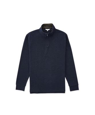 STCO Diems Sakariba Half-Zip T-Shirt Navy_Dtsua51Csn