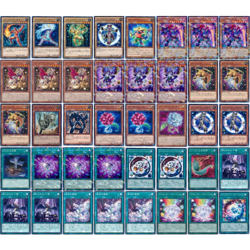 [Deck Sale] Gem-Knight Deck Pre-constructed Deck with Sleeves: Mikage Shishi, Gem-Knight Lumarin, and Gem-Knight Master Dia - Dispersion