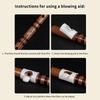 Bamboo Flute Blowing Aid Flute Easy To Blow Blower Mouthpiece Whistle Professional Musical Instrument Accessories Durable 1PC