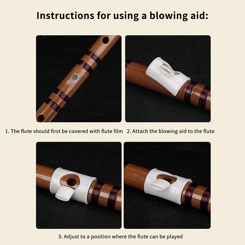 Bamboo Flute Blowing Aid Flute Easy To Blow Blower Mouthpiece Whistle Professional Musical Instrument Accessories Durable 1PC