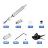 uxcell RC Boat Drive Shaft W Propeller and Coupling Joint Assembly Kit, L100mm Shaft, L50mm Sleeve, D55mm Four Propeller, Fits 5mm Motor Shaft