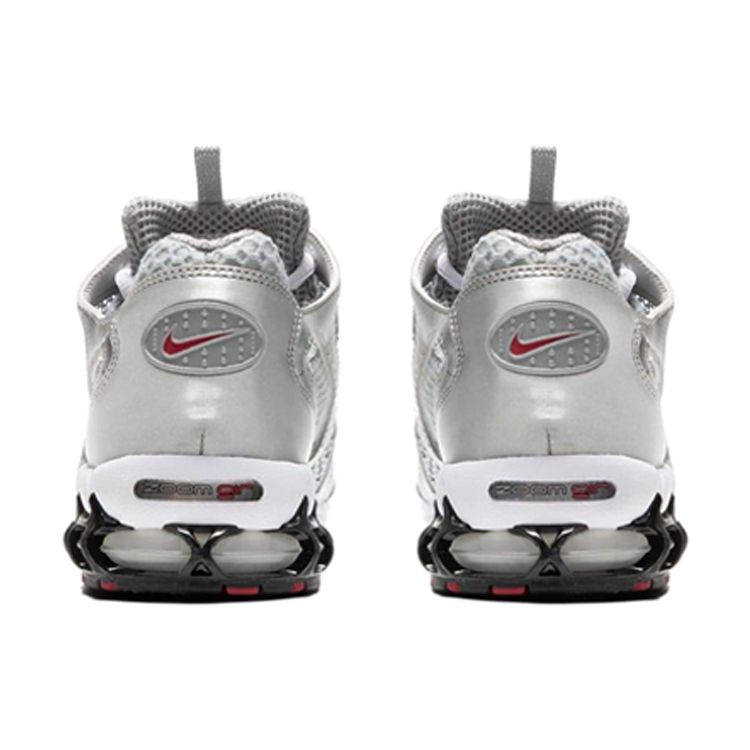 Nike Zoom Spiridon Caged 2 Argent Métallique Baskets Homme Gris Fumée Clair CJ1288-001