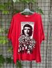 Maglietta Rossa Vintage 2001 Che Guevara Hasta La Victoria Siempre Taglia 2XL