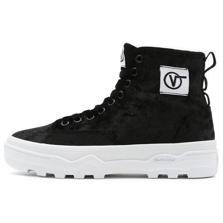 Vans Crushed Velvet Sentry Wc  Black White  Men s VN0A4P3KA8J EU 36