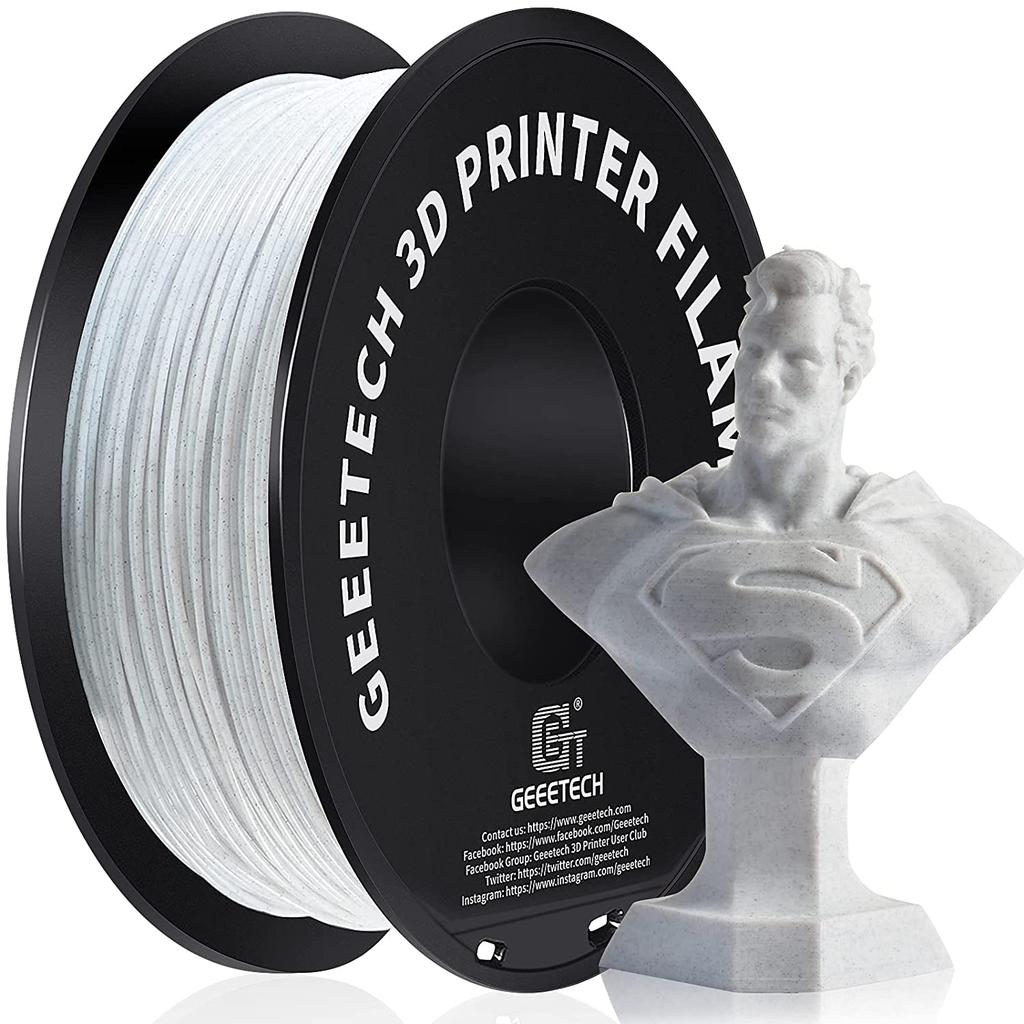 GEEETECH Standaard PLA Filament 1kg 1.75mm 3D Printer Plastic Materiaal, Nauwkeurigheid 0.03mm, Meerdere Kleuren, Geschikt voor de Meeste FDM Printers