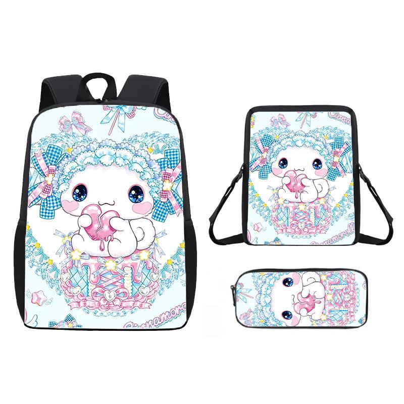 Big Eared Dog Cinnamoroll Student School Bag Cartoon Printed Children S Backpack pencil bag