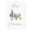 Vintage Christmas Metal Wall Decoration, Holiday Sticker Sign