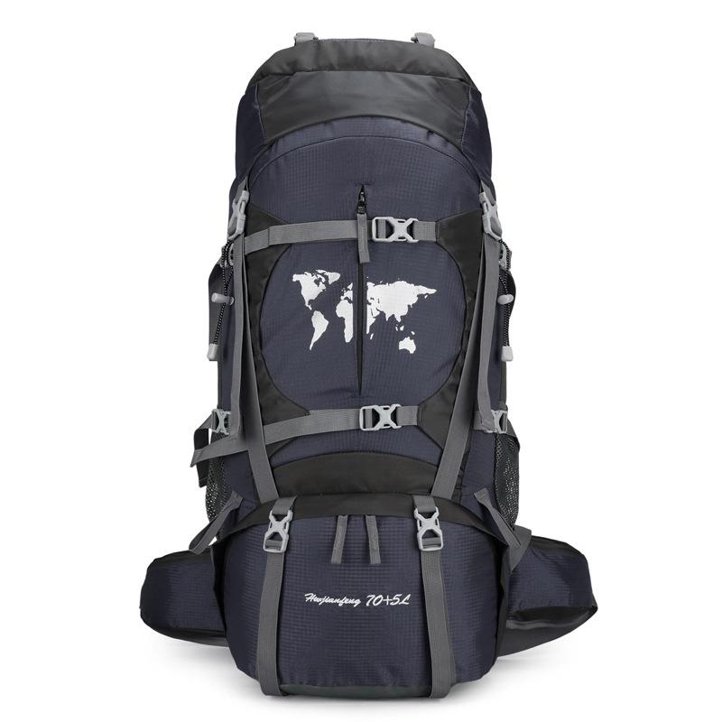 Schoolbag New Outdoor Mountaineering Bag Men's 71L Large Capacity, Lightweight Waterproof Professional Hiking Camping Backpack Women