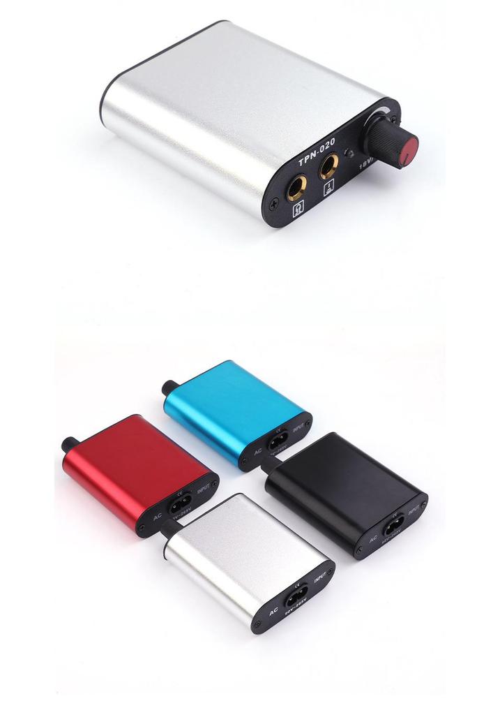 Liqi Mini Tattoo Power Supply with Foot Pedal and Tools