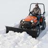 Snow Plow Kit, 1524 mm Universal Snow Plow Attachment, Height & Left-Right Adjustable, Quick To Detach, Steel ATV Scrape Blade, 3 Mount Options,